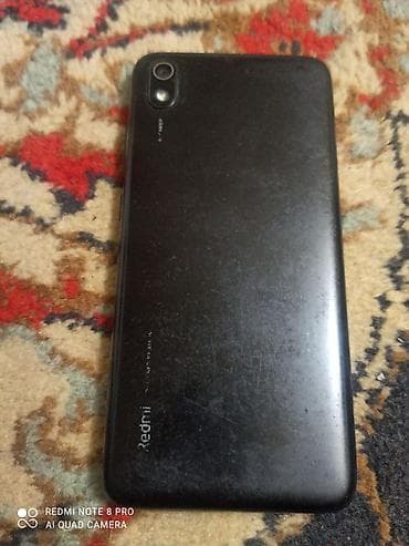 купить дешовый телефон: Redmi, Redmi 7A, Б/у, 32 ГБ, цвет - Черный, 2 SIM — 3