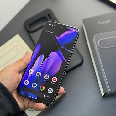 поко арзан: Google Pixel 9 Pro XL, Б/у, 256 ГБ, цвет - Черный, 1 SIM, eSIM — 4