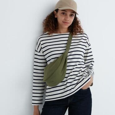 барсетка оригинал: Поясная сумка, бананка, Uniqlo, Новый, Материал: Брезент, Унисекс — 4