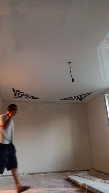 шпатель для натяжных потолков: Керме шыптар Жылтырабаган, 3D потолоктор, Жылтырак Акысыз консультация, Кепилдиги, Акысыз ченөө — 7