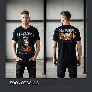 Футболки: Футболки с принтами Iron Maiden (черные) Варианты дизайна: - — 4