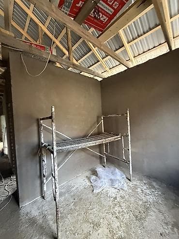 Үй жана бакча: Штукатурка стен под маяк и под правило. - Цена: 270 сом за квадратный — 6