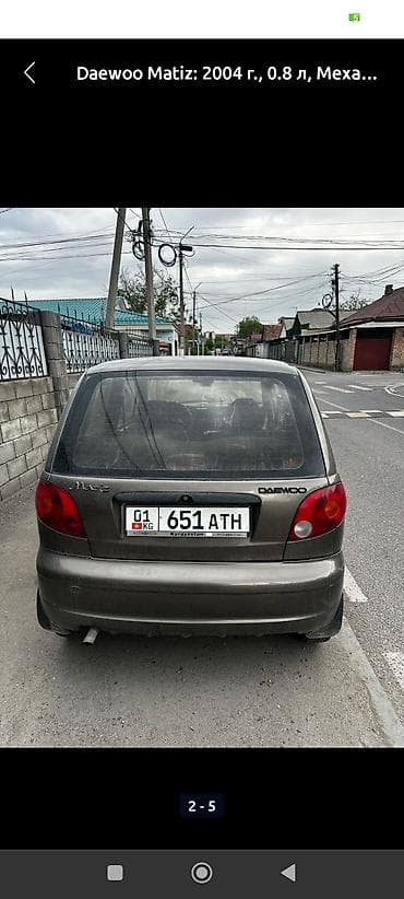 матиз 2 продаю: Daewoo Matiz: 2004 г., 0.8 л, Ручные, Хэтчбэк — 5