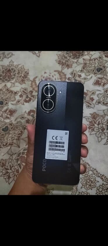 телефон мекен: Poco C71, Колдонулган, 64 ГБ, түсү - Кара, 2 SIM — 1