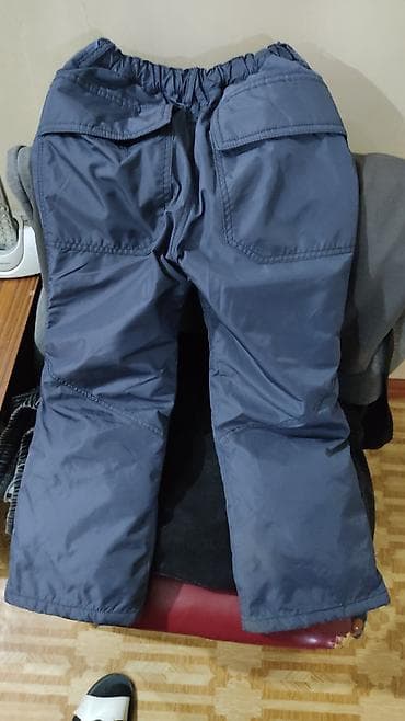 Курткалар: Теплые зимние штанишки примерно 4 класс, в отличном состоянии — 1