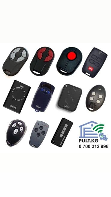 пропуск: Изготовление пультов для ворот с выездом по городу Бишкек — 10