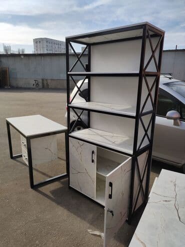 хлебный стеллаж: Стеллаж с шкафом
Стеллаж подойдёт для магазина и для дома и офисов — 13