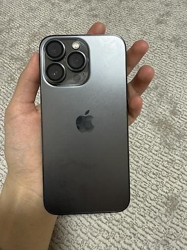 IPhone 13 Pro, Б/у, 256 ГБ, Графит, Защитное стекло, Чехол, 84 %