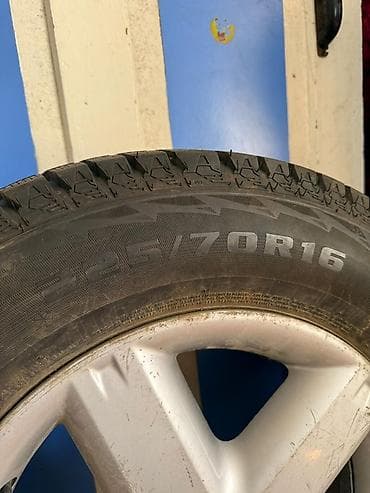 sl 55: Продаётся шина с диском бу. Размер 225/70R16. Бренд Kapsen — 3