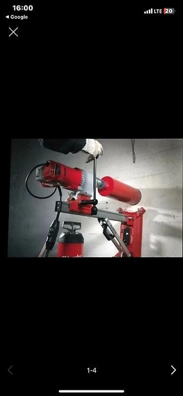 набор инструментов электрика: Алмазное бурение отверстий (сверление бетона) Профессиональная — 1