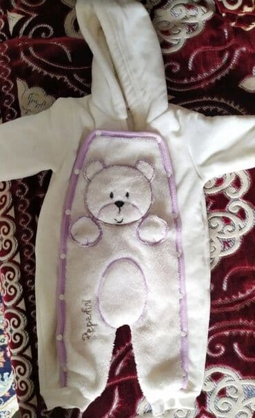 комбинезон для новорожденных зимний: Комбинезон на холодную осень - зиму. Очень мягкий и теплый. Подойдёт с — 1