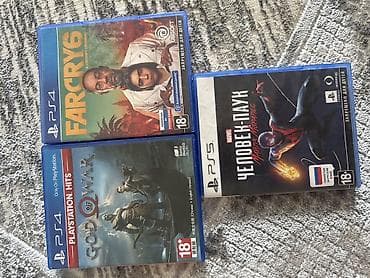 Farcry6 -1500
spider man - 1700
god of war-800 lalafo.kg да Farcry6 -1500
spider man - 1700
god of war-800