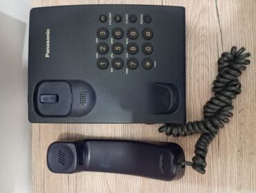 телефонные аппараты с проводной трубкой аон caller id черно белые: Проводной настенный+настольный телефон с трубкой и радиотеыон - — 5