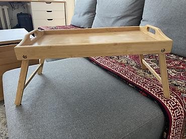 лотка надувной: Столик для завтрака, цвет - Коричневый — 4