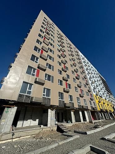 квартира 2 комната в бишкеке: 1 комната, 40 м², Элитка, 11 этаж, ПСО (под самоотделку) — 1