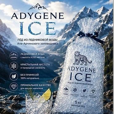 айс глок: ADYGENE ICE — колотый лёд из ледниковой воды Ала-Арчинского — 1