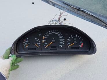 спидометры: Щиток приборов Mercedes-Benz 1997 г., Б/у, Оригинал, Германия — 6