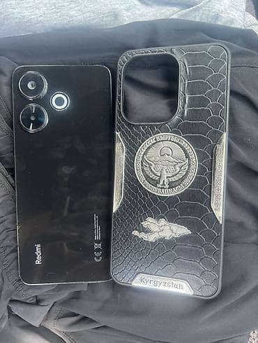 чехол redmi note 13: Смартфон Redmi с комплектным дизайнерским чехлом «Kyrgyzstan» — 2