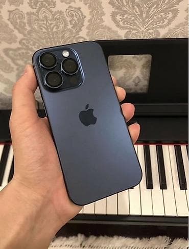IPhone 15 Pro, Б/у, 1 ТБ, Blue Titanium, 92 %