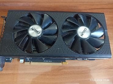 Видеокарта для ПК, Б/у, ЖК Sapphire, Radeon RX, 4 ГБ