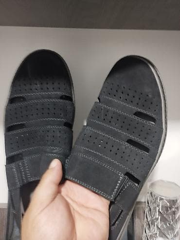 Мужские сандалии, 42.5, Новый, цвет - Серый, Самовывоз