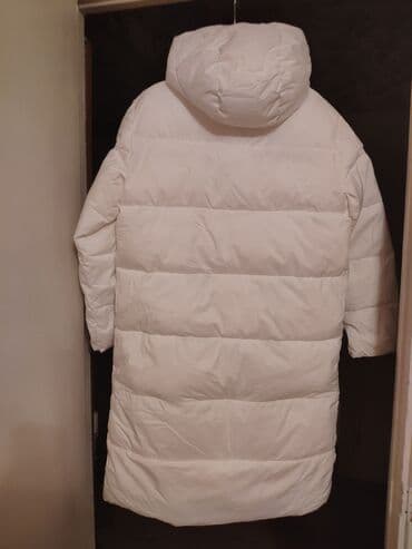 купить женский пуховик большого размера: Пальто, Классика, Длинная модель, На молнии, С утеплителем, M — 7