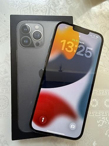 IPhone 13 Pro Max, графитовый цвет 128GB. Оригинальная коробка в