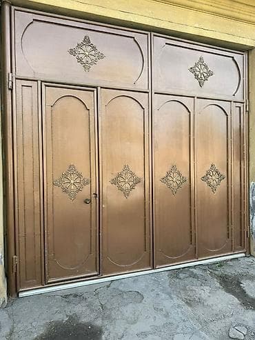 уголник железа: Металлические распашные ворота с калиткой - Материал: сталь — 1