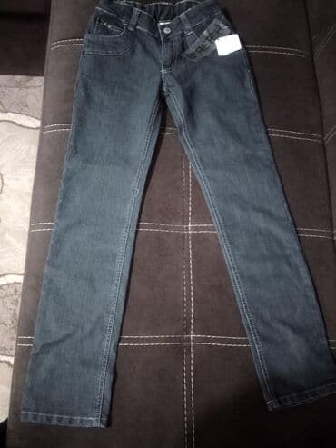 5 лет: Джинсы и брюки, цвет - Черный, Новый — 1