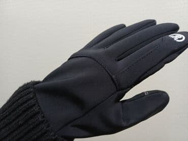 Бижутерия: Перчатки, варежки, Унисекс, Новый, цвет - Черный — 3