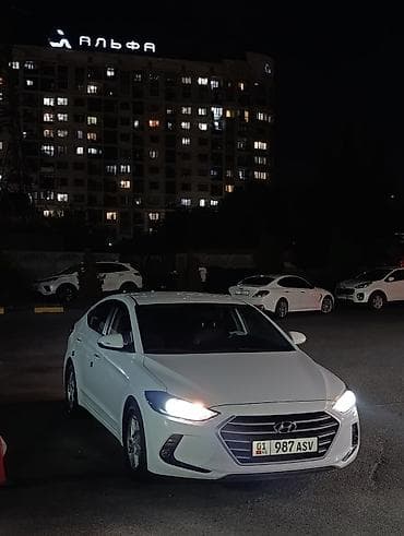 машина byd e2: Hyundai Avante: 2018 г., 1.6 л, Автомат, Бензин, Седан — 2
