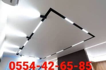 обзор цен на строительные и отделочные работы в бишкеке: Натяжной потолок Глянцевое, Матовое, 3D потолки Гарантия, Бесплатная консультация, Бесплатный замер — 1