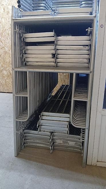 лесу: Строительные леса рамные, оцинкованные - Тип: модульные рамные леса — 2