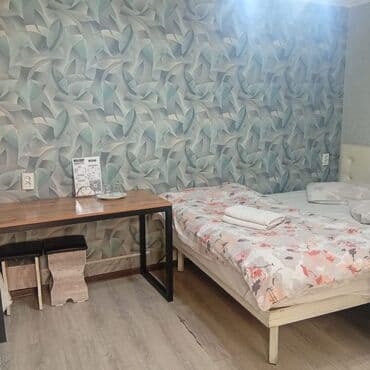 квартиры посуточно бишкек дёшево: 1 комната, Душевая кабина, Постельное белье, Кондиционер — 3