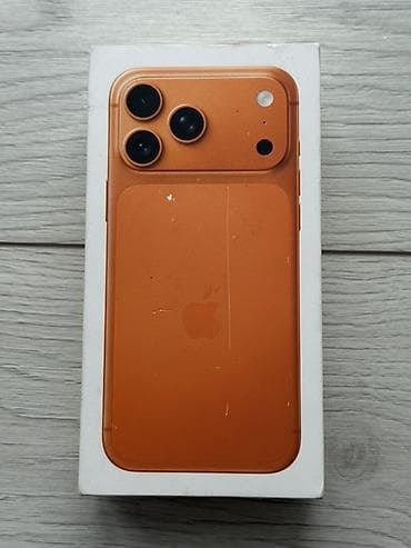 графический планшет с экраном бишкек: IPhone 17 Pro Max, Новый, 256 ГБ, Оранжевый, Зарядное устройство, Защитное стекло, Чехол, 100 % — 1