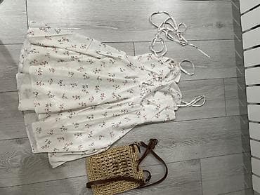 летние платье: Повседневное платье, Made in KG, Лето, Короткая модель, Сарафан, L, XL, S — 4