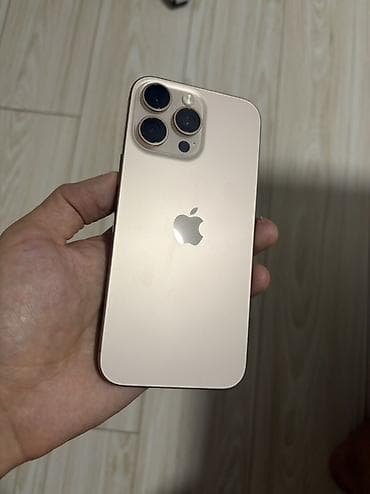 sim: IPhone 16 Pro Max. 256гб, 92% (Titanium) — бежево‑золотистый цвет С — 2
