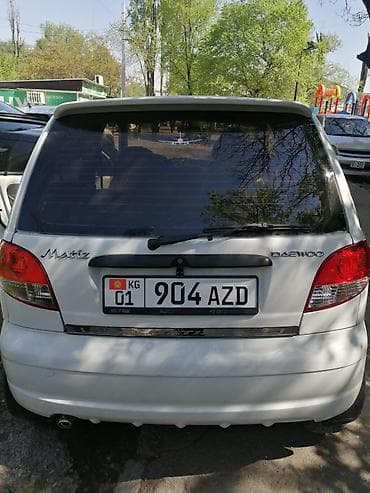 Транспорт: Daewoo Matiz: 2012 г., 0.8 л, Кол менен иштөөчү, Бензин, Хетчбек — 8