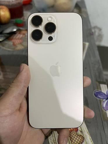 IPhone 16 Pro Max, Б/у, 512 ГБ, Белый, Кабель, 89 %