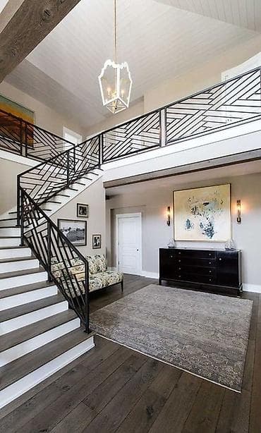 Готовые перила: Готовые перила, Материал: Металл, Для лестницы — 7