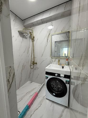 Квартиры: 2 комнаты, 62 м², Аламедин-1 мкр Элитка, 4 этаж, Евроремонт — 3