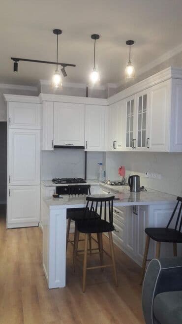 долгосрочный квартира кызыл аскер этажка: 2 комнаты, Собственник, Без подселения, С мебелью полностью — 6