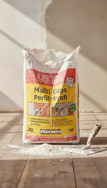 профил для гипсакартон: Штукатурка USTA, Перлитовая, Ручного нанесения, Для стены — 1