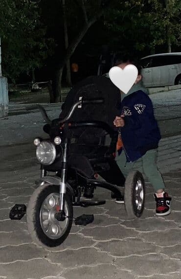 Детский велосипед, 3-колесный, 1 - 3 года, Для мальчика, Б/у