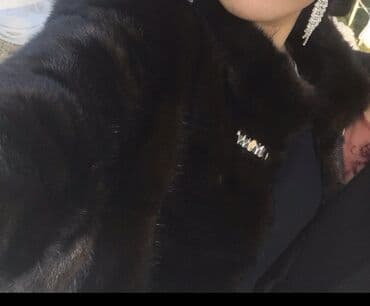 шанель шанс фреш: Шуба, Норка, По колено, S — 2