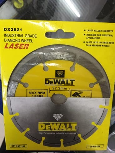 Строительный магазин "Хозмаг": Диск по бетону. «DeWalt”. Д20мм(сухорез). магазин «ХОЗМАГ». СЕЛО