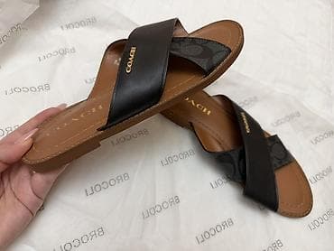 cole haan: Босоножки, 37, Coach, Новый, цвет - Черный — 2