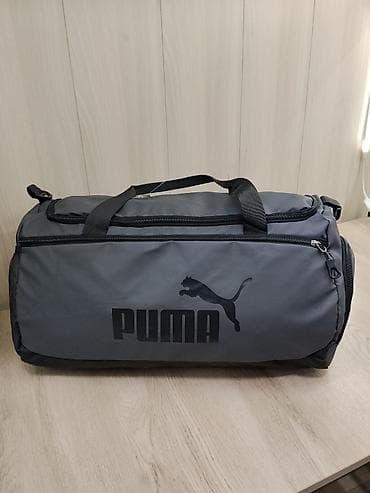 time try: Спортивная сумка PUMA (серо‑чёрная) - Формат: дорожная/фитнес‑сумка — 1