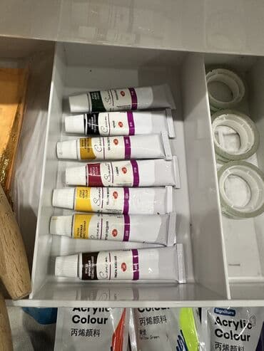 акварельные краски: Набор инструментов — 9