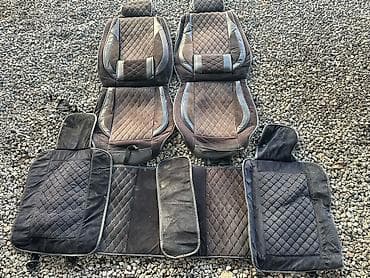 Чехлы Велюровые, цвет - Серый, Б/у